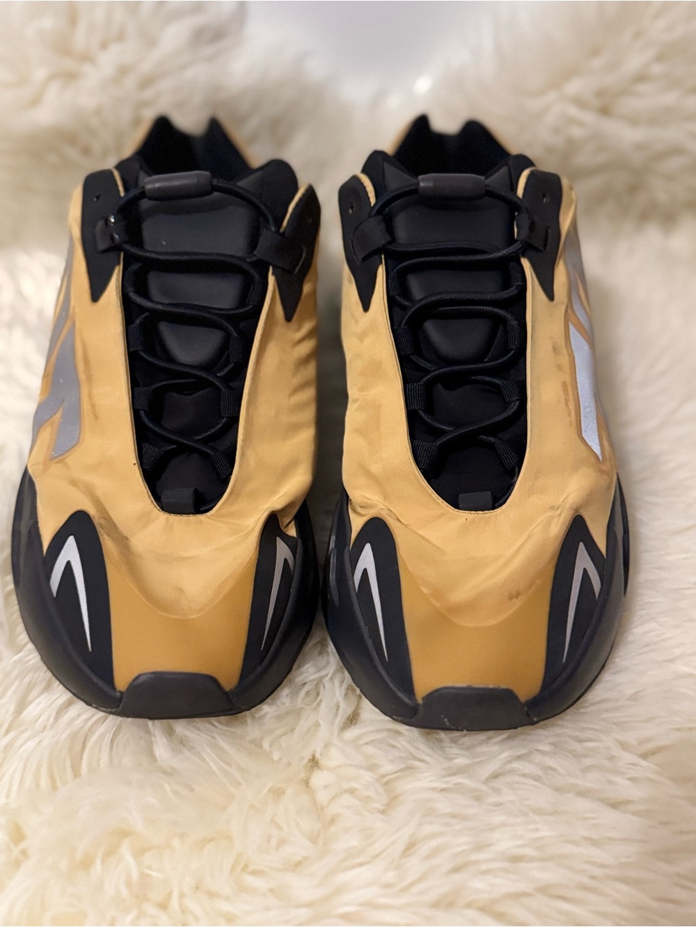 adidas Men's Running Sneaker in Gold and Black